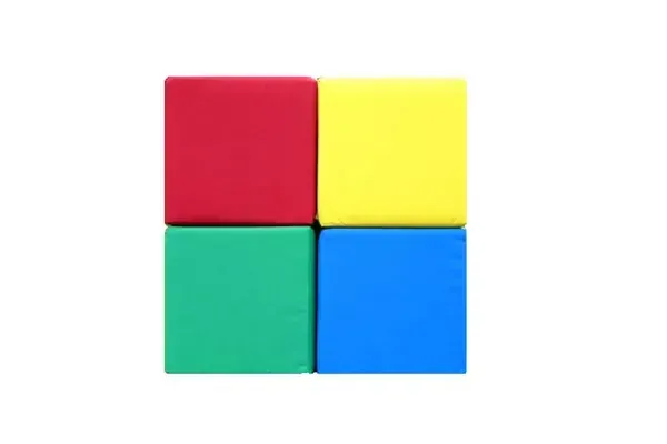 Molitanové KOSTKY PlaySoft 4 ks (30x30 cm)
