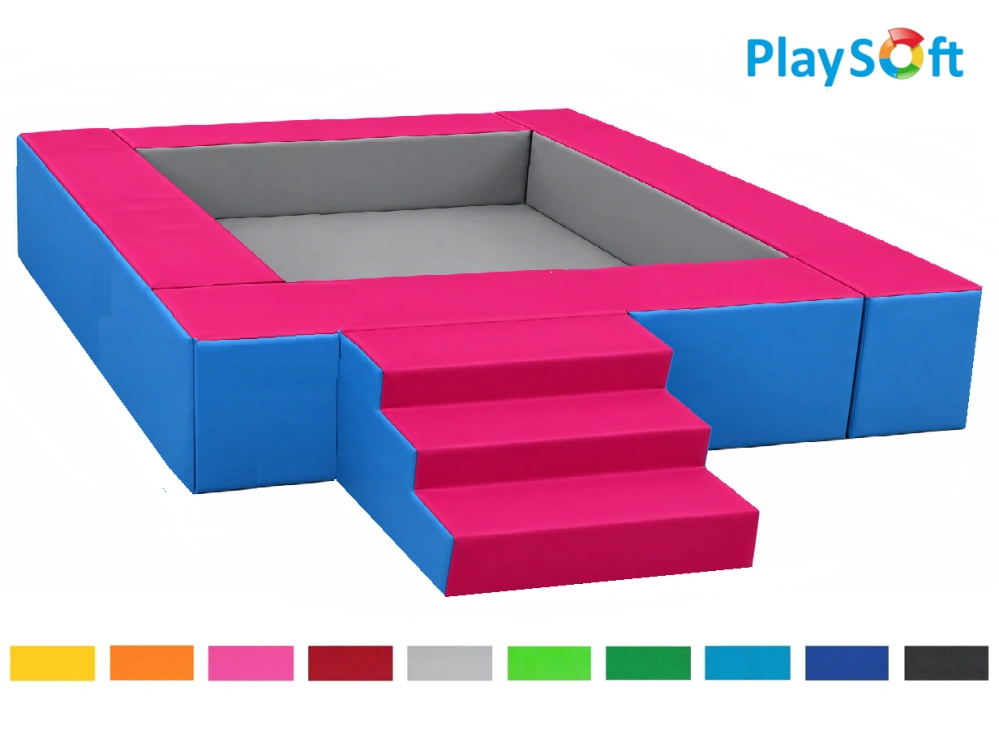Molitanový bazén se schůdky PlaySoft 210x180 cm + DOPRAVA ZDARMA