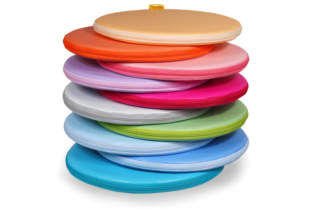 PODSEDÁKY PlaySoft kulaté PASTEL (35 cm) 10 ks